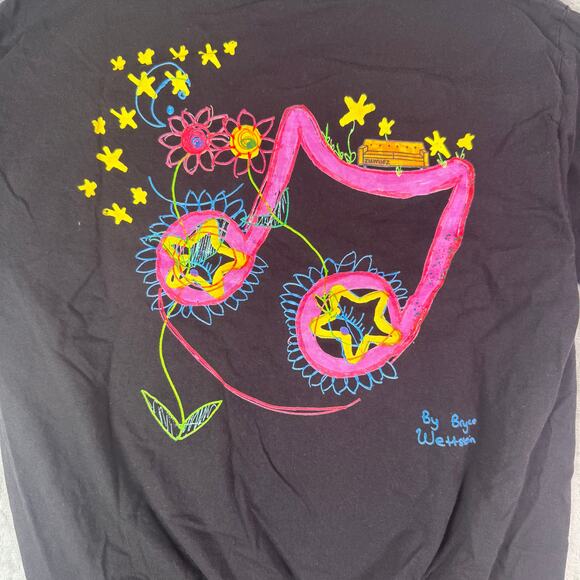 Converse Cons Zumiez whimsy skater music note graphic tshirt womens XL - Picture 3 of 7